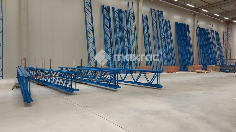 Maxrac completed pallet racking turn-key project in Europe Maxrac completed pallet racking turn-key project in Europe