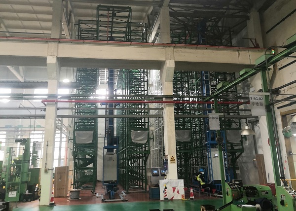 Sistema de almacén automatizado para la industria automotriz